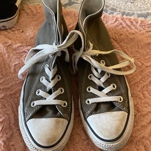 Gray Hightop Converse